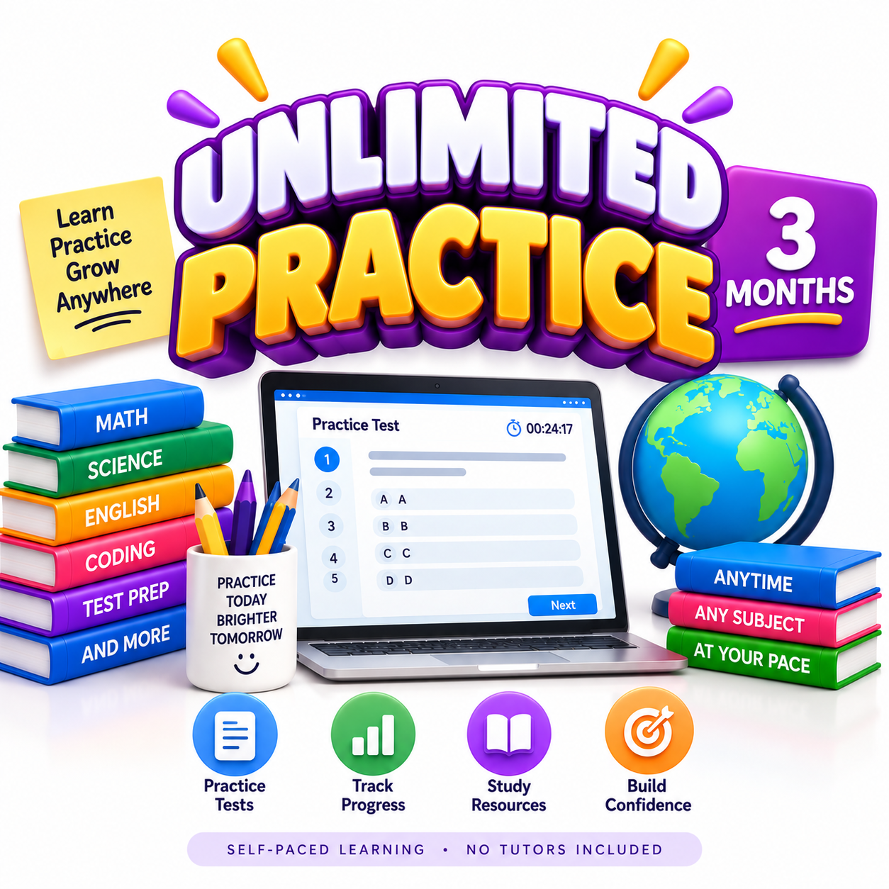 Unlimited Practice — 3 Months